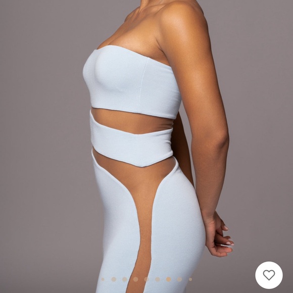 NWT Jluxlabel Unpredictable Blue Midi Dress Size Medium - Picture 3 of 7